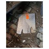 Diamond plate mudflaps