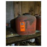 Metal boat fuel tank