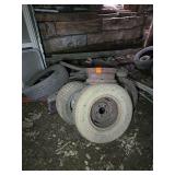 Tires and plastic shelve