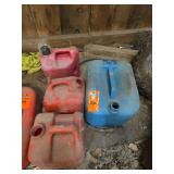 Plastic gas cans