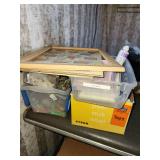Assorted crafting items