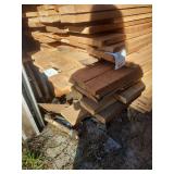 Cherry wood Large pile of rough cut cherry