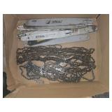 Chainsaw bars and chains