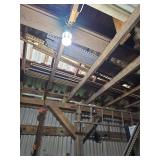 Metal shelving arms
