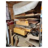 Shelving unit only Contents listed separately 48in x 18