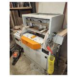 Industrial woodworking machine branded with a Lobo
