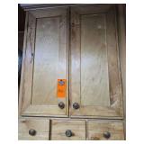 Contents of cupboard and 3 drawers