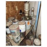 Paint sprayer and assorted stains