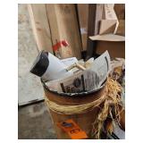 Decorative vase with other miscellaneous items