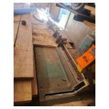 Precision up cut off saw wit two workbenchs BENCHES ONLY NO CONTENTS