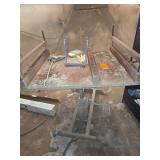 Hydraulic Paint rack and contents