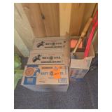 3 & ¾ boxes of clay targets and 2 throwers