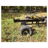 Gas-powered hydraulic log splitter