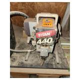 Electric Airless Paint Sprayer on a skid frame