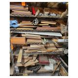 Shelving unit 60in x 18in NO CONTENTS