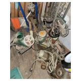 Collection of industrial and automotive shop equipment