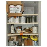 Contents of cupboard