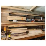 Wood and everything on top of workbench