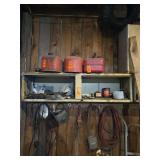Contents of cabinet and cabinet