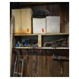 Contents of cabinet and cabinet