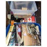 Assorted crafting items