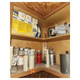 Contents of cupboard