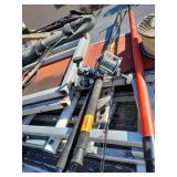 Two fishing rods and reels with leal core fisher line