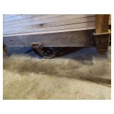 Antique dolly cart Wood on cart sold separately