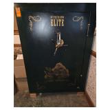 Stack-on Elite Gun safe. 43"×26"×59". Keypad needs battery but comes with keys