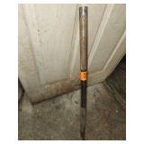 Winch bar with knurled handle