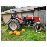 red compact utility tractor SAME Argon series model