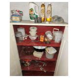 Contents of cabinet