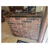 Brick plated planter