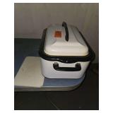 Electric roaster and cutting board