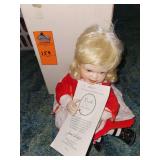 Porcelain doll by The Hamilton Collection, Leah