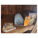 Kleenex box and coasters