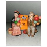 Royal Doulton The Old Balloon Seller (HN 1315) and The Balloon Man (HN 1954) porcelain figurines