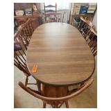 Dining room table with 6 chairs