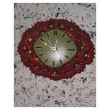 Vintage ceramic flower clock