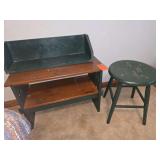 Shelf, stool amd shoe rack