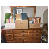Dresser with mirror, NO CONTENTS