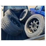 (4) 305/50R20 Cooper Tires & Rims