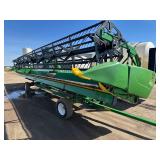John Deere 640FD Flex Draper Head w/ Head Trailer