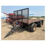 1997 Great Lakes 16' Flatbed Pup Trailer *NO TITLE