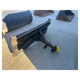 Skid Steer Attach Receiver Hitch Plate