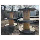 Large Wooden Spools