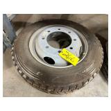 225/70R19.5 Tire & Rim