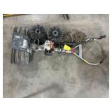 Stihl MM 55 w/ Sweeper & Cultivator Attachments