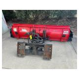 Western Ultra Finish 8ï¿½6ï¿½ Skid Steer Attach Plow