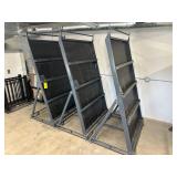 (3) 50'x7' Landscape Block Display Racks